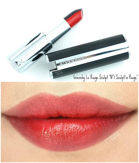 givenchy le rouge sculpt two tone lipstick review|givenchy lipstick in 27 rouge.